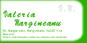 valeria margineanu business card